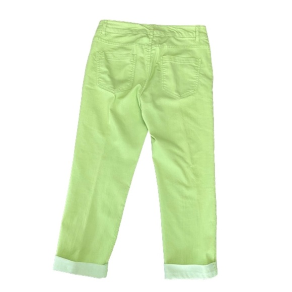 Christopher & Banks Women’s Jean Stretch  Lime Green Size 4 EUC - Picture 3 of 11